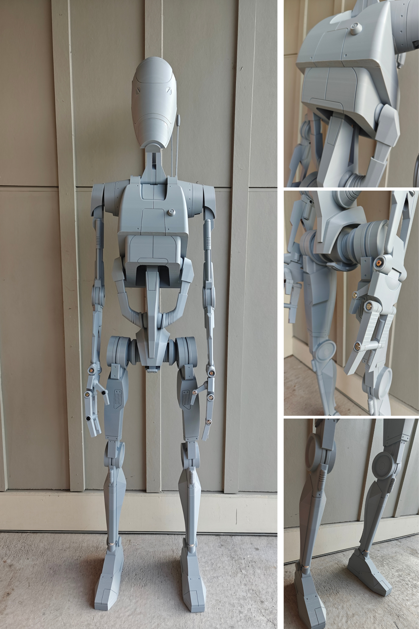 Life-Size B1 Battle Droid Kit | 3D Printed Replica