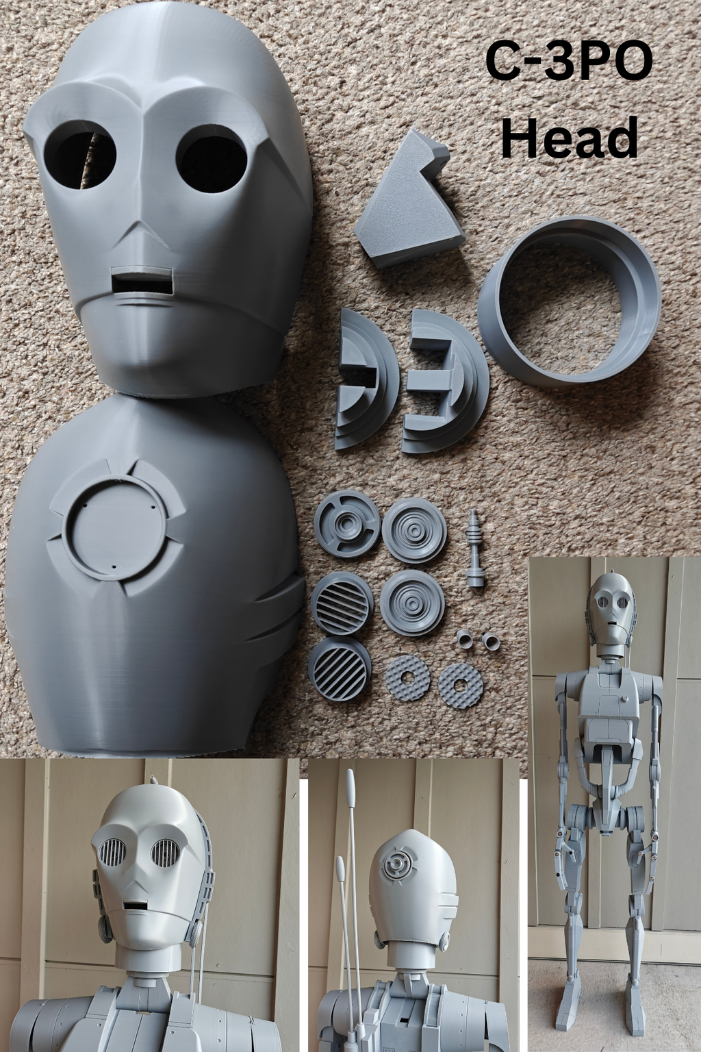 Life-Size B1 Battle Droid Kit | 3D Printed Replica