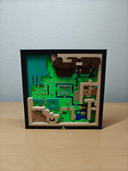 Legend of Zelda: A Link to the Past Light World Map Wall Art – Retro Gaming Deco