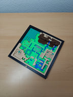 Legend of Zelda: A Link to the Past Light World Map Wall Art – Retro Gaming Deco