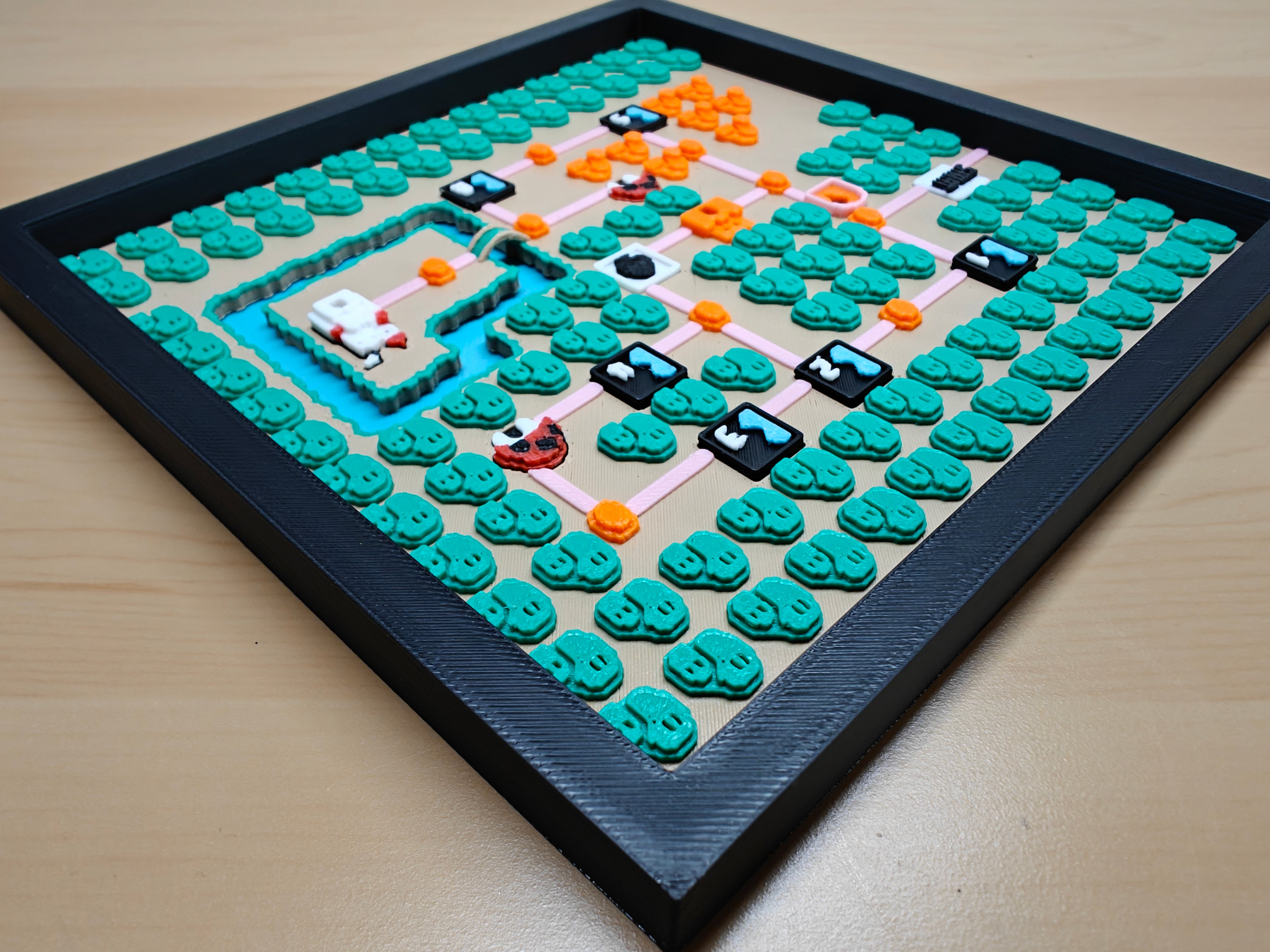 Super Mario Bros 3 World 1 Wall Art – Retro Gaming Decor
