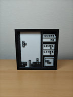Classic Tetris Level 0 Wall Art – Retro Gaming Decor