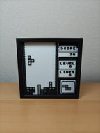 Classic Tetris Level 0 Wall Art – Retro Gaming Decor
