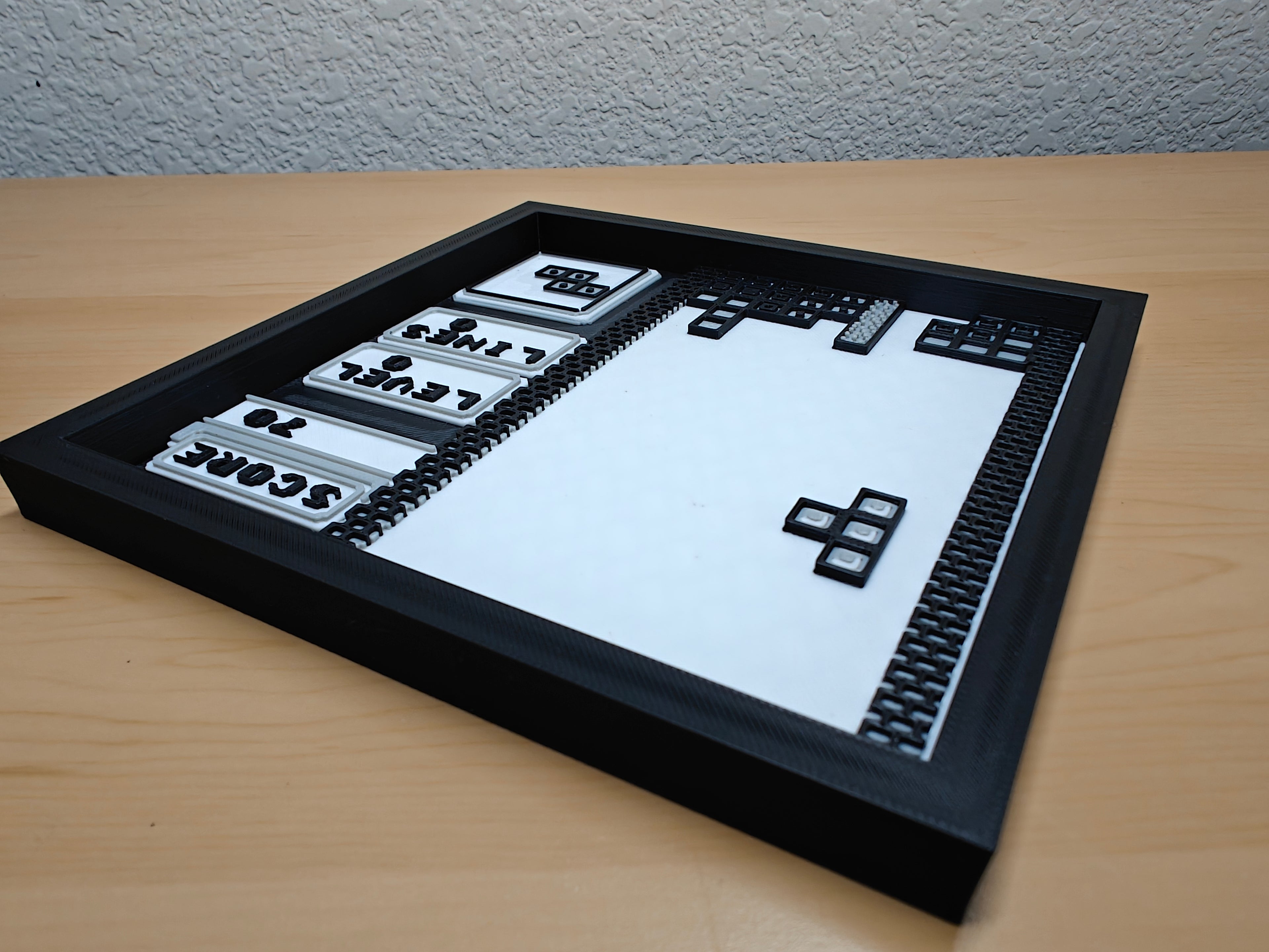Classic Tetris Level 0 Wall Art – Retro Gaming Decor