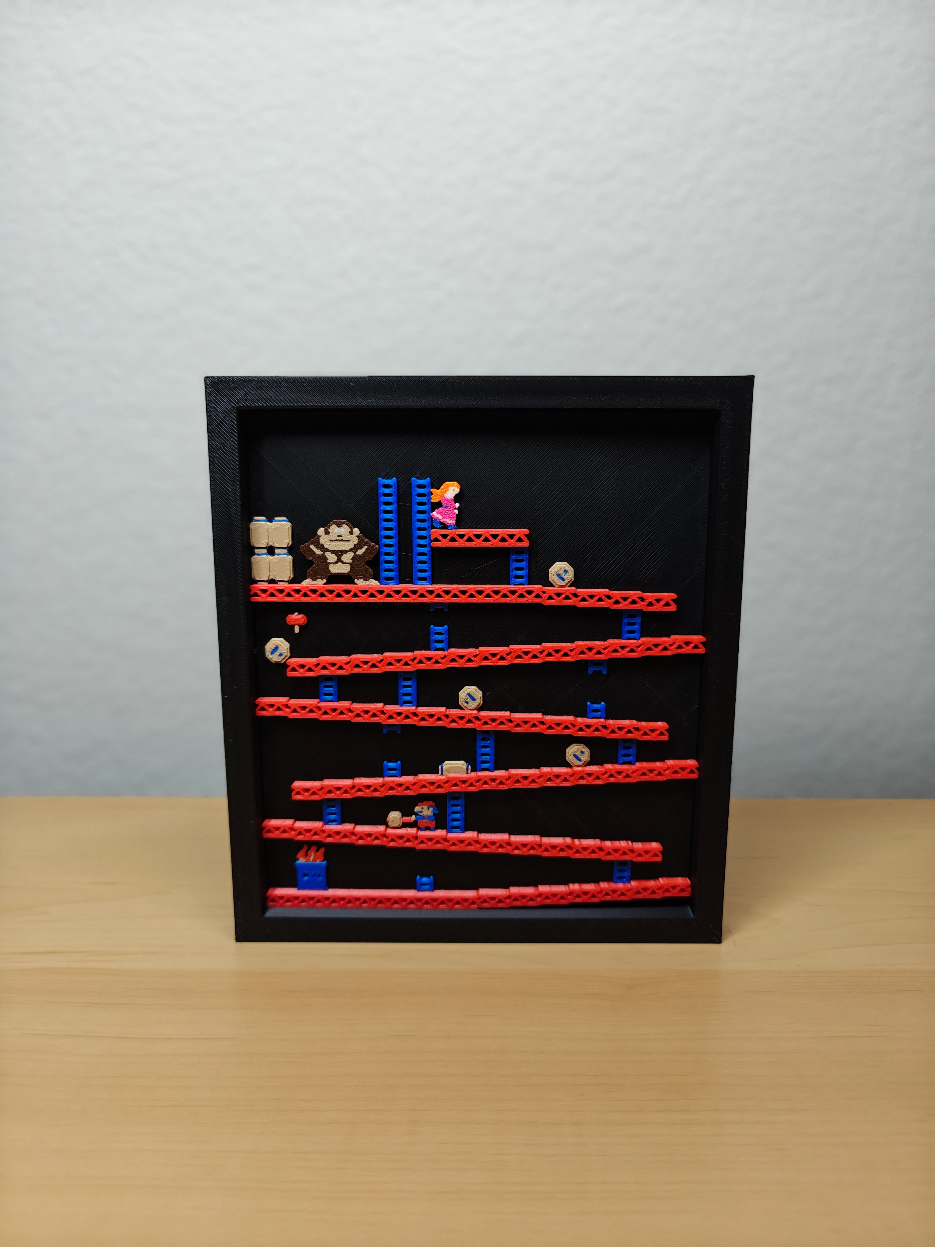 Donkey Kong Arcade Wall Art – Retro Gaming Decor