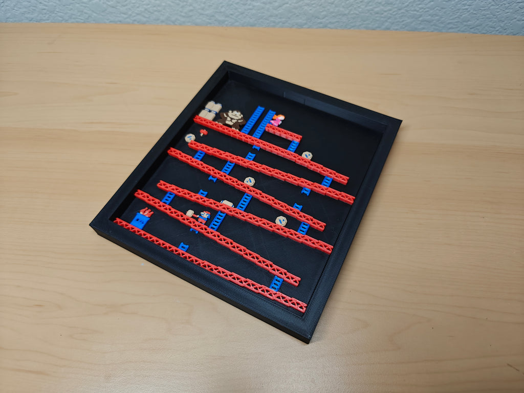 Donkey Kong Arcade Wall Art – Retro Gaming Decor