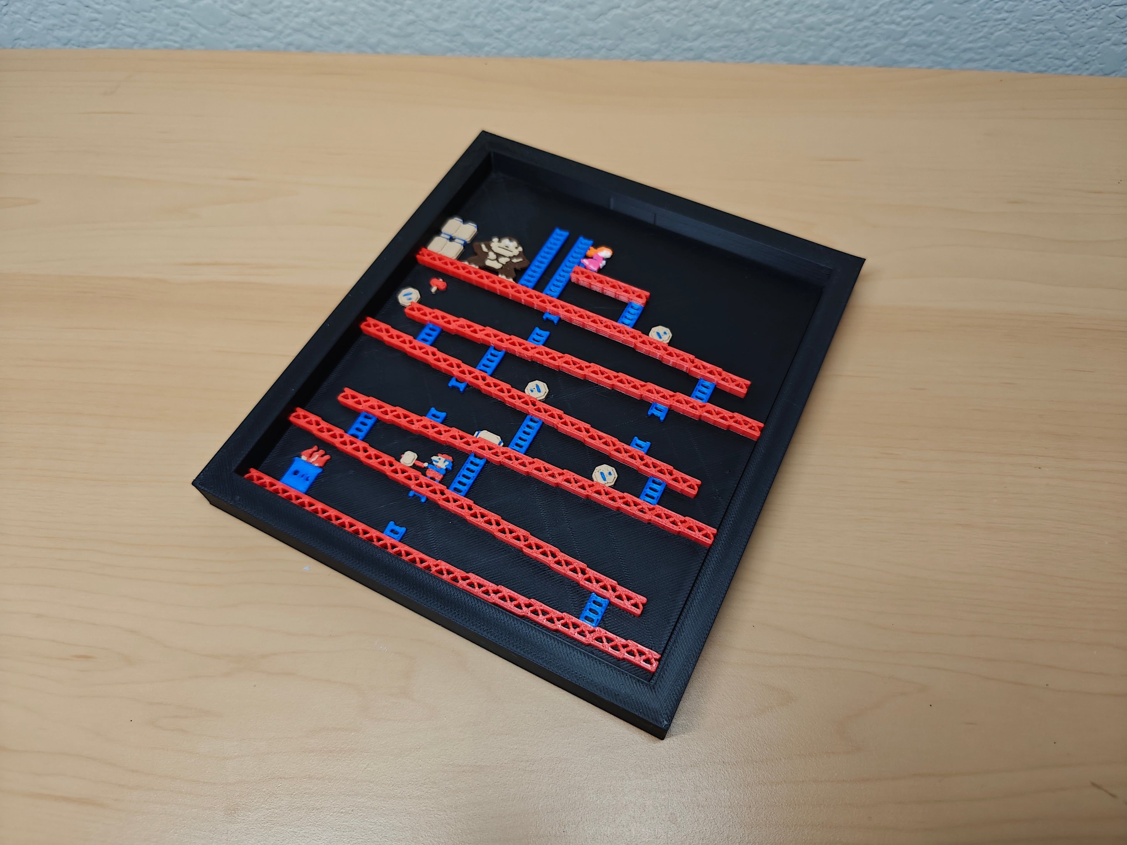 Donkey Kong Arcade Wall Art – Retro Gaming Decor