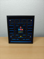 Pac-Man Level Wall Art – Retro Arcade Gaming Decor