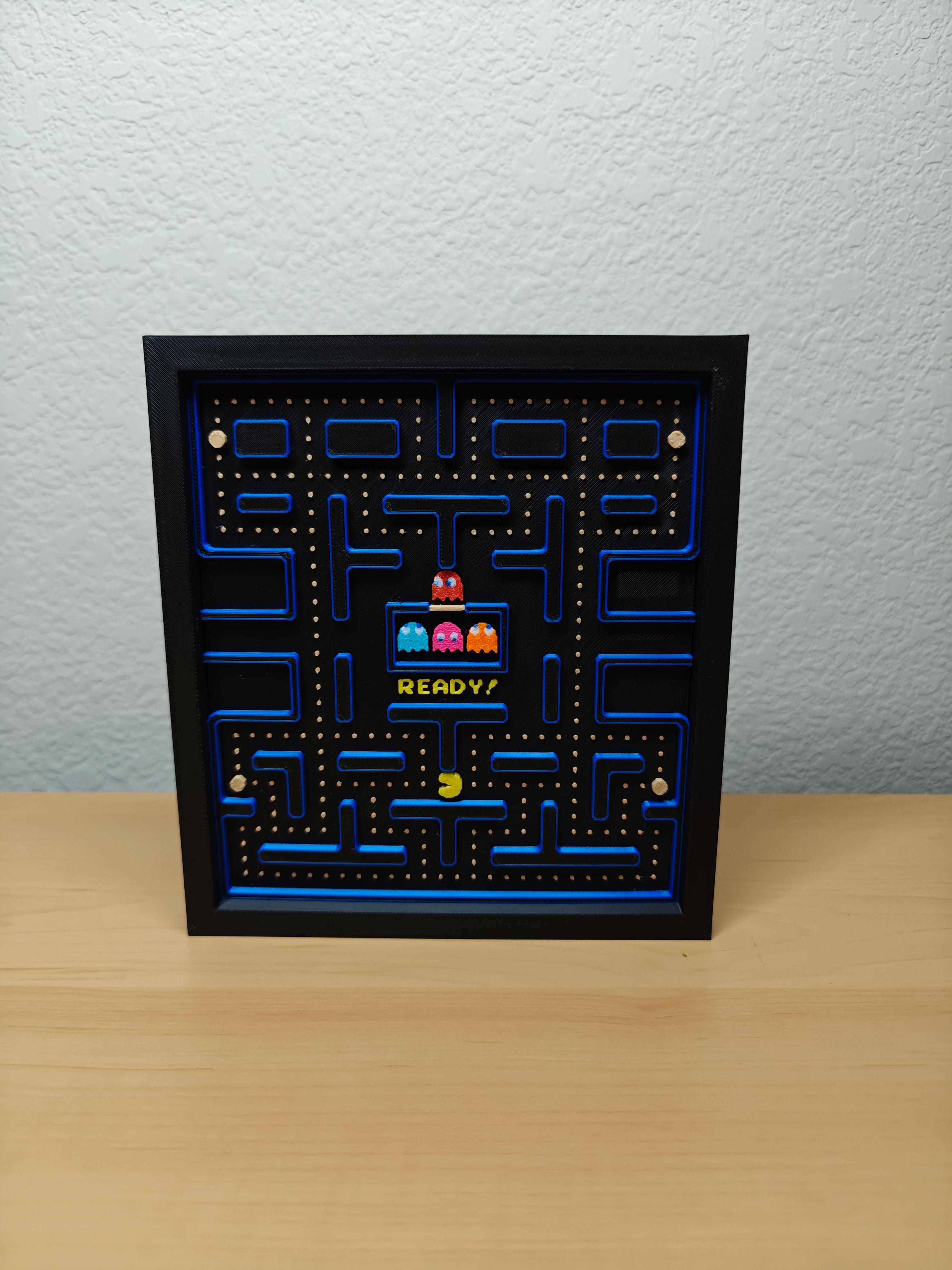Pac-Man Level Wall Art – Retro Arcade Gaming Decor