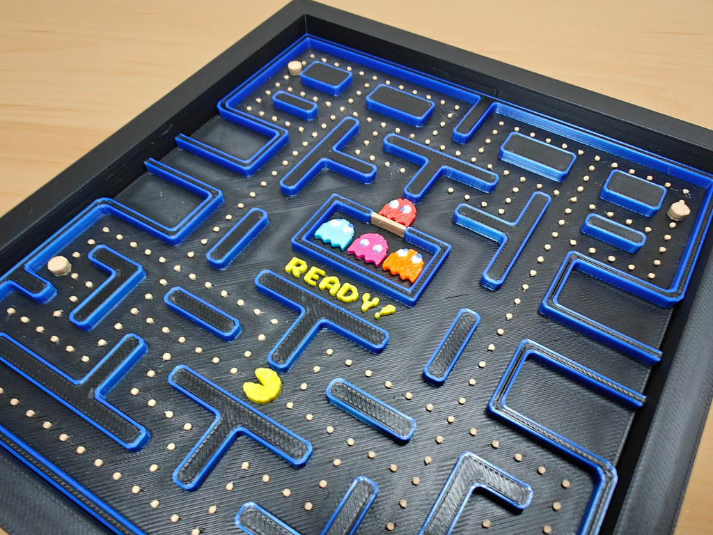 Pac-Man Level Wall Art – Retro Arcade Gaming Decor