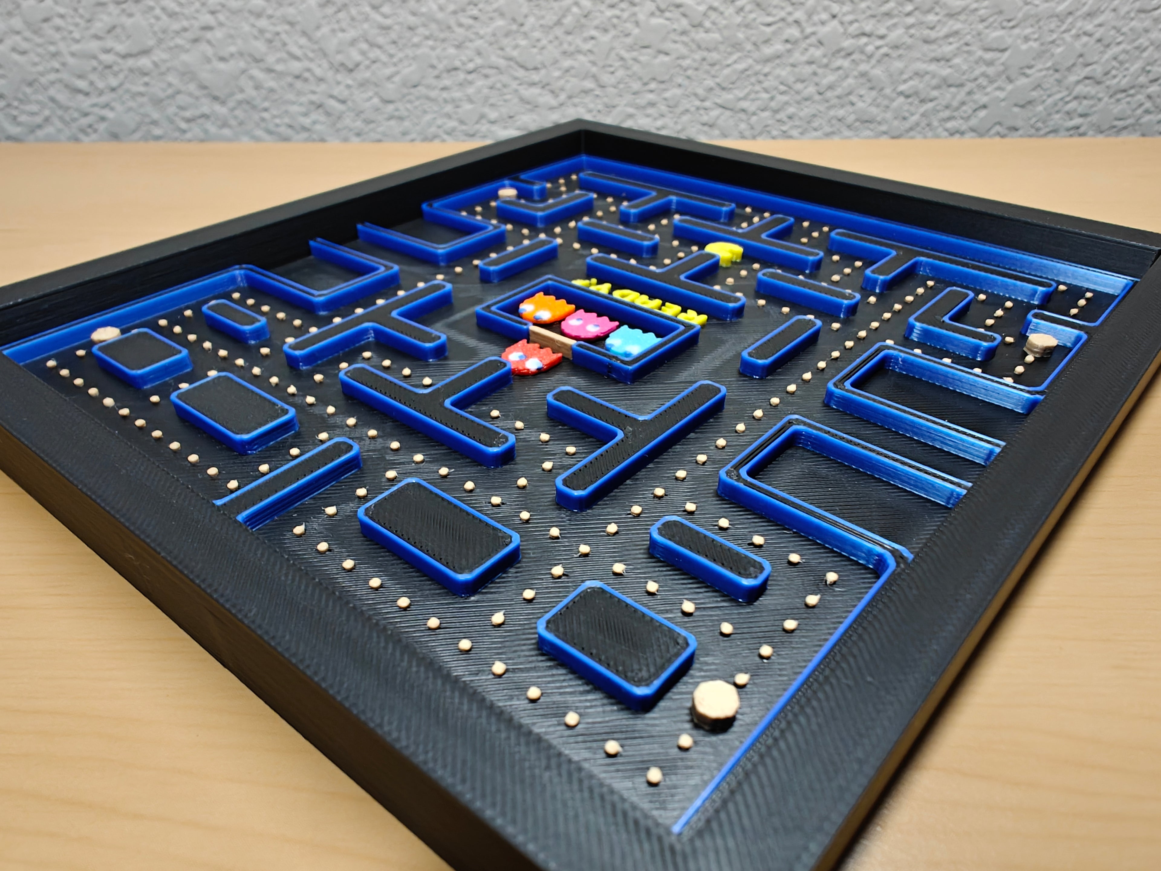 Pac-Man Level Wall Art – Retro Arcade Gaming Decor