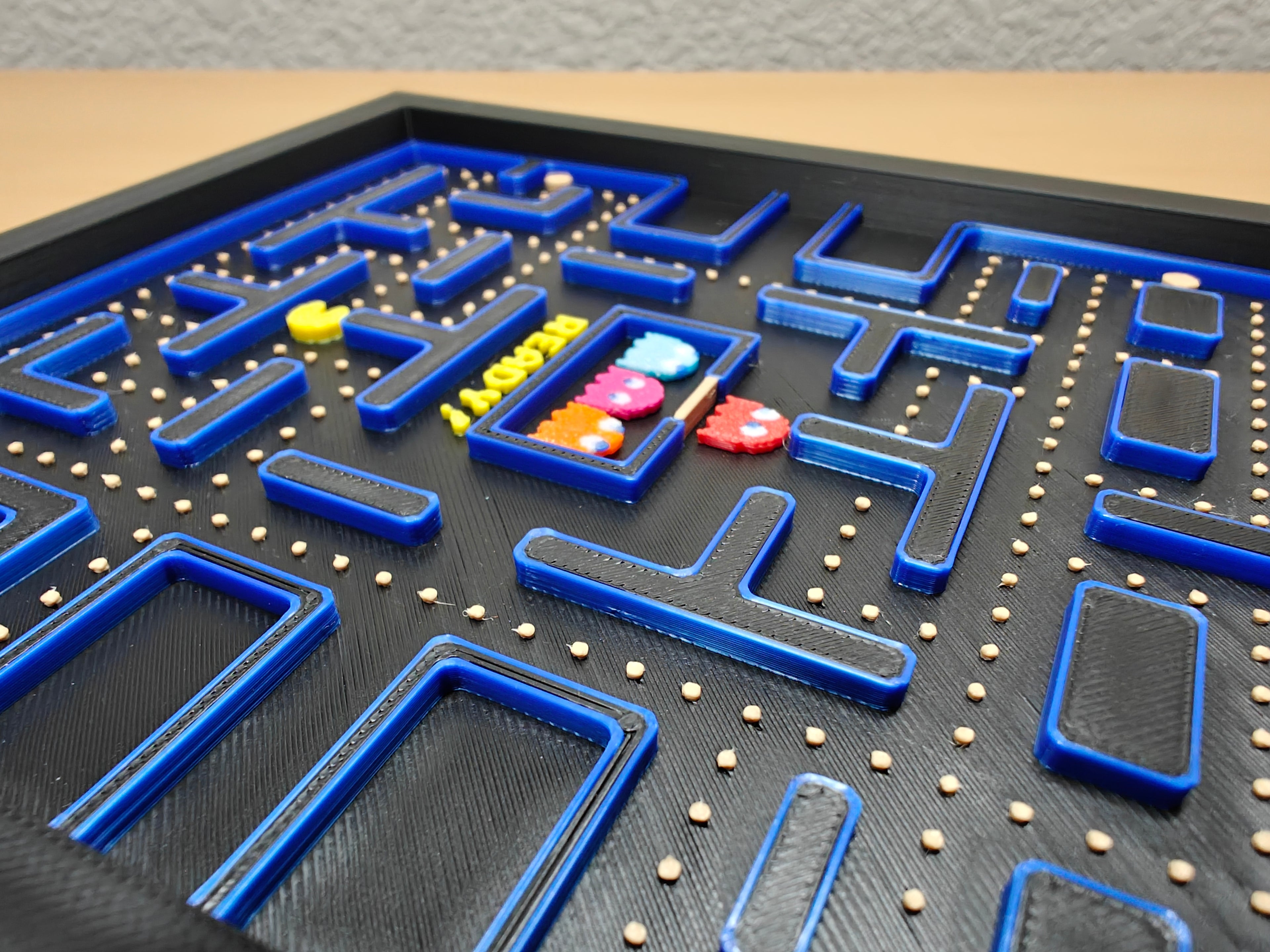Pac-Man Level Wall Art – Retro Arcade Gaming Decor