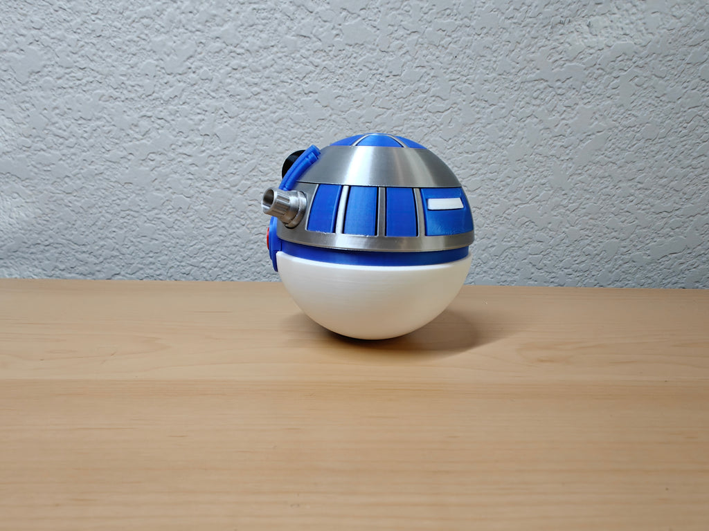 R2-D2 Poké Ball – Star Wars & Pokémon Inspired Mashup Collectible