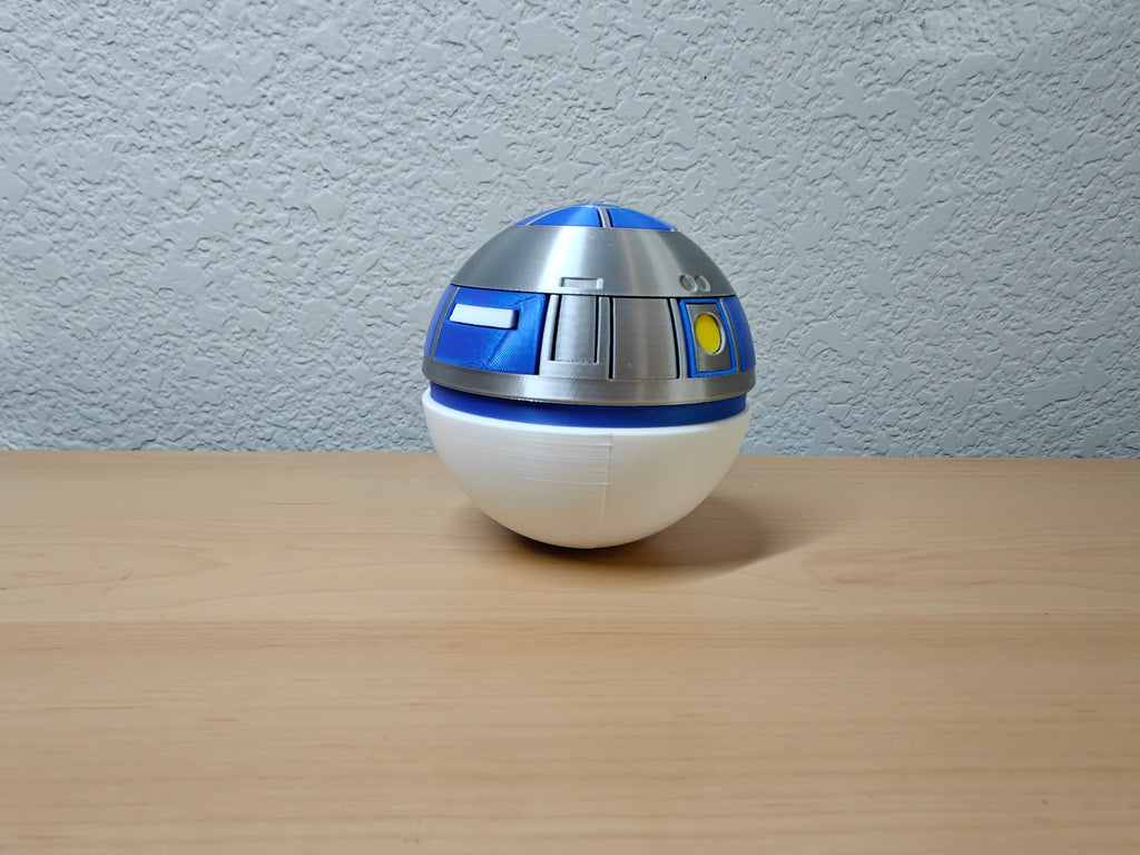 R2-D2 Poké Ball – Star Wars & Pokémon Inspired Mashup Collectible