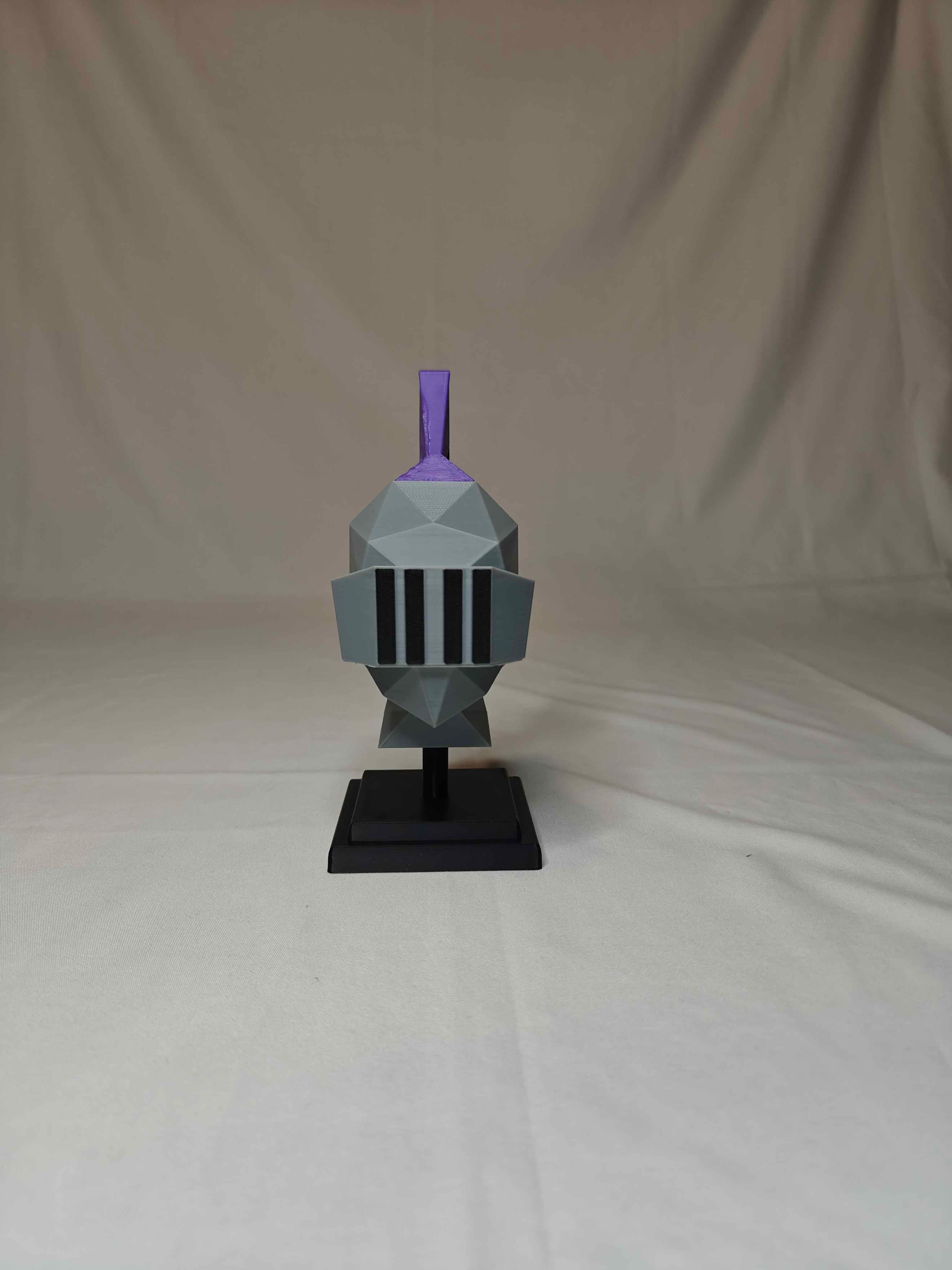 Iron Full Helm - OSRS Inspired Display
