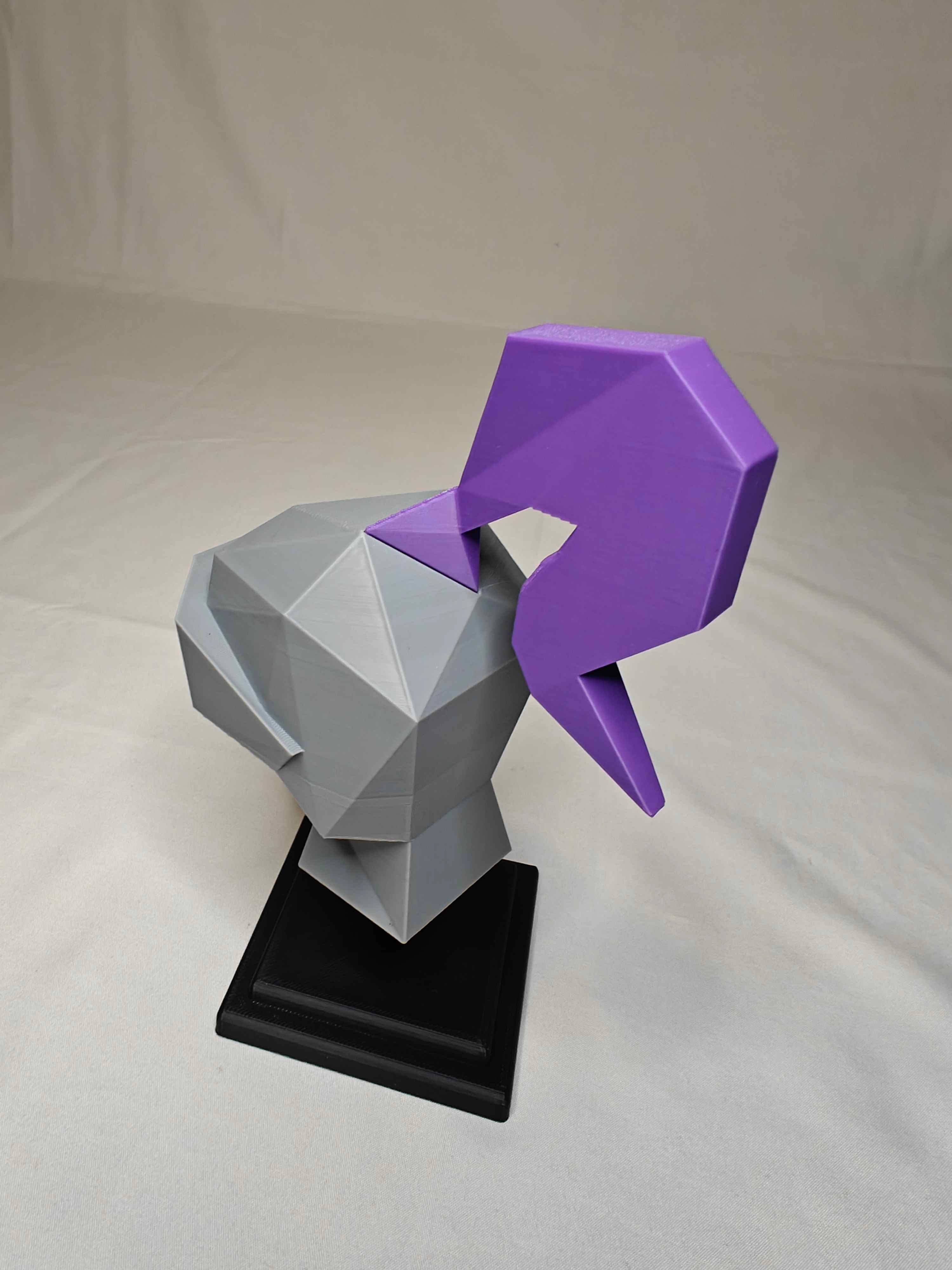Iron Full Helm - OSRS Inspired Display