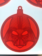 Star Wars Dark Side Ornament Set - Embrace the Power of the Sith!