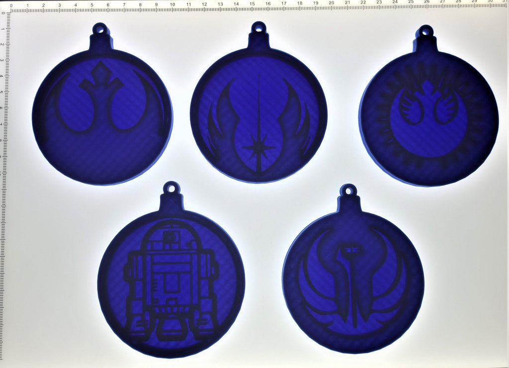 Star Wars Light Side Ornament Set - Embrace the Heroic Force!
