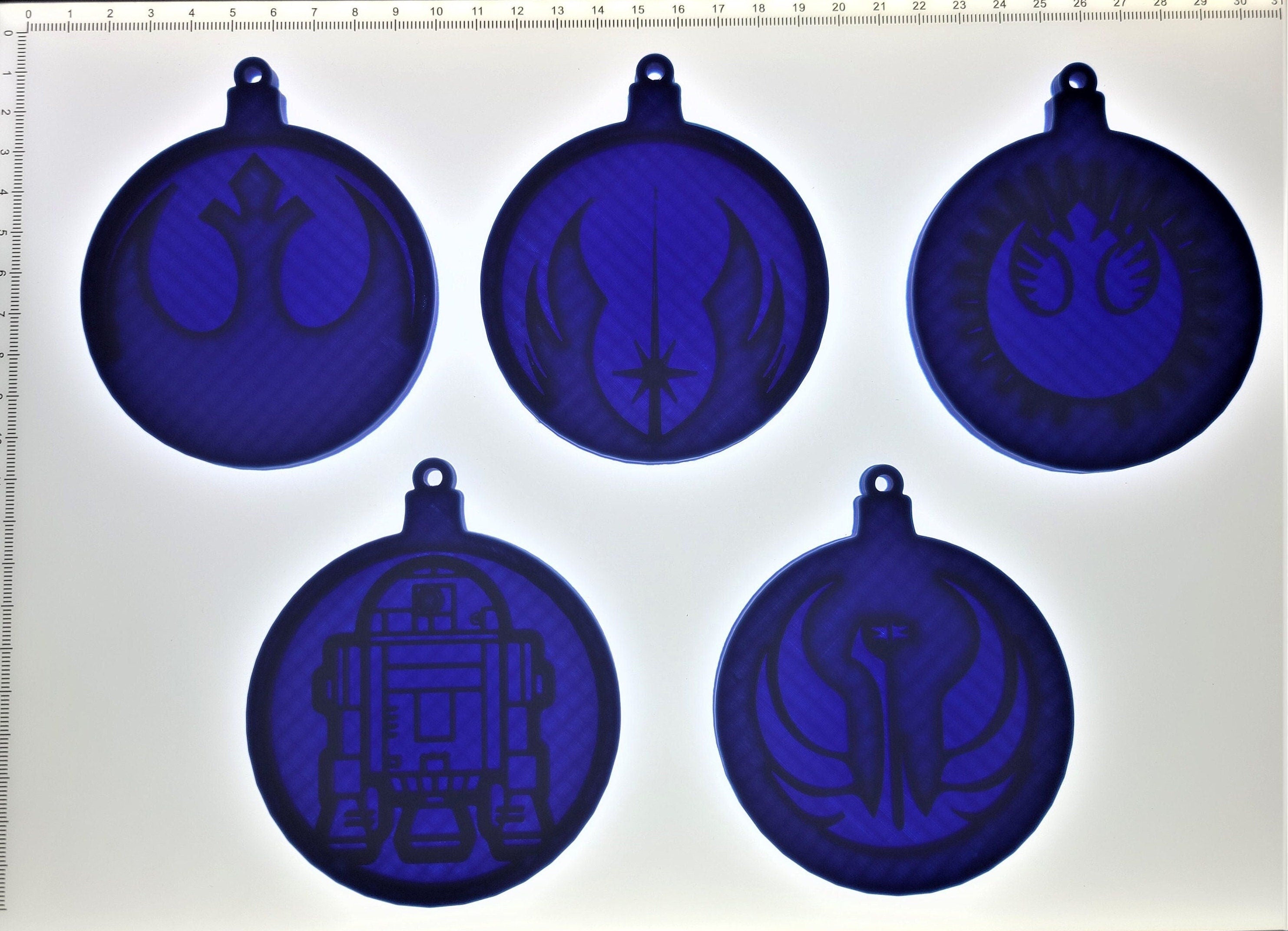 Star Wars Light Side Ornament Set - Embrace the Heroic Force!