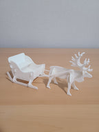 Reindeer and Sleigh Kit Card Set - Festive DIY Activity