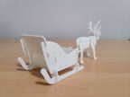 Reindeer and Sleigh Kit Card Set - Festive DIY Activity