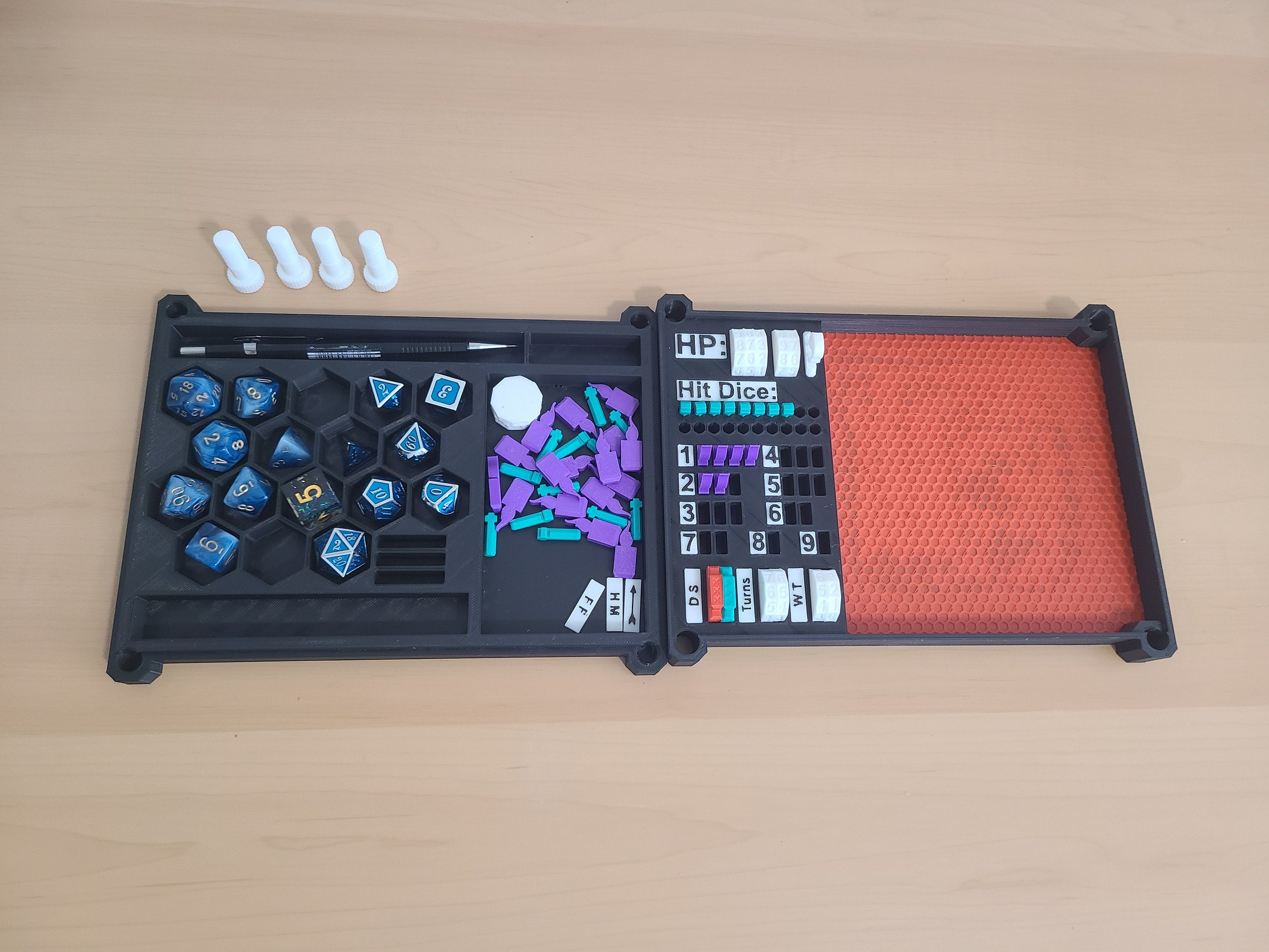 D&D All-in-one Dice Box - Storage and Style for Adventurers