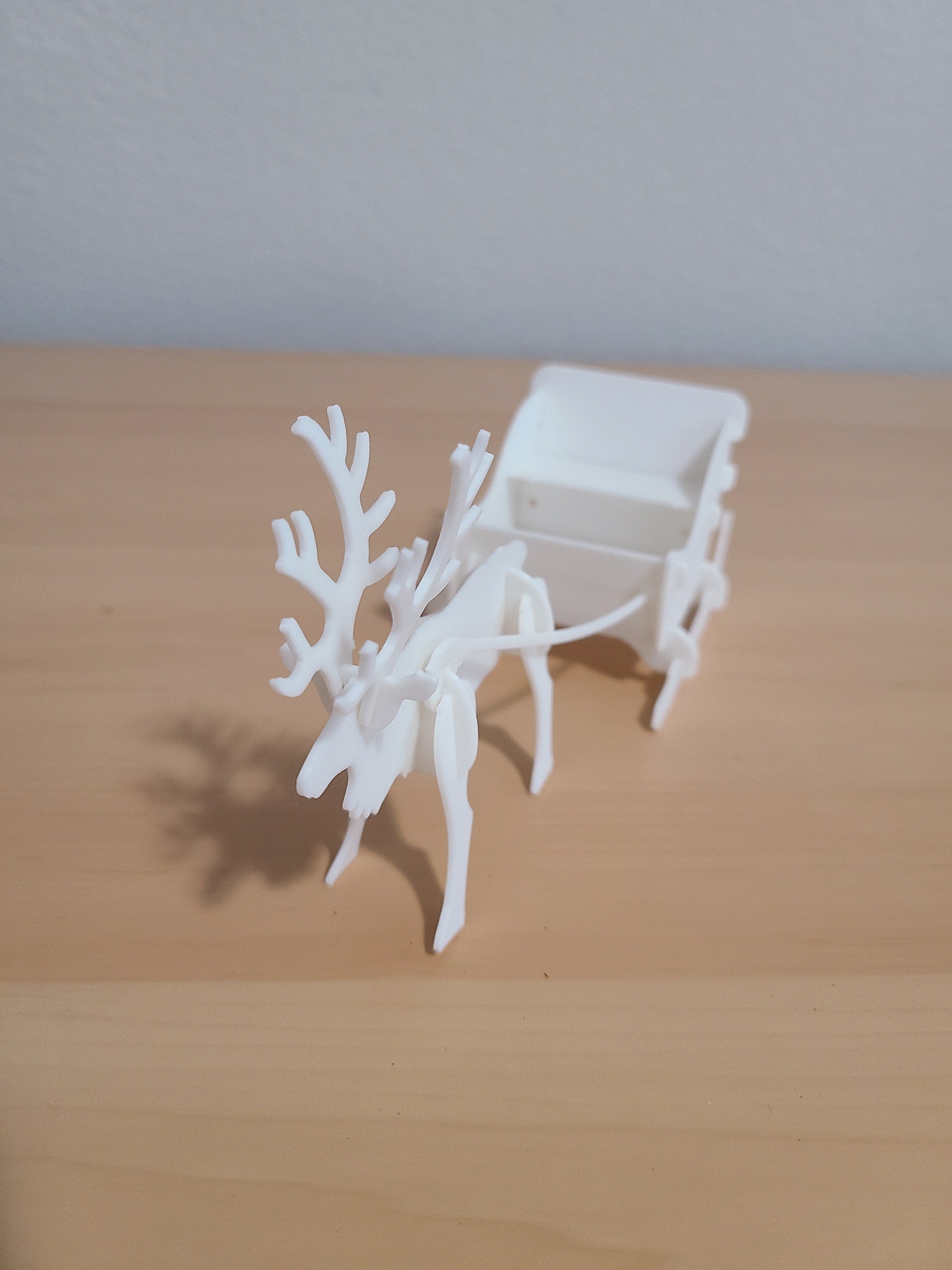 Reindeer and Sleigh Kit Card Set - Festive DIY Activity
