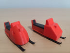 Christmas Village Snowmobiles - Charming Winter Décor