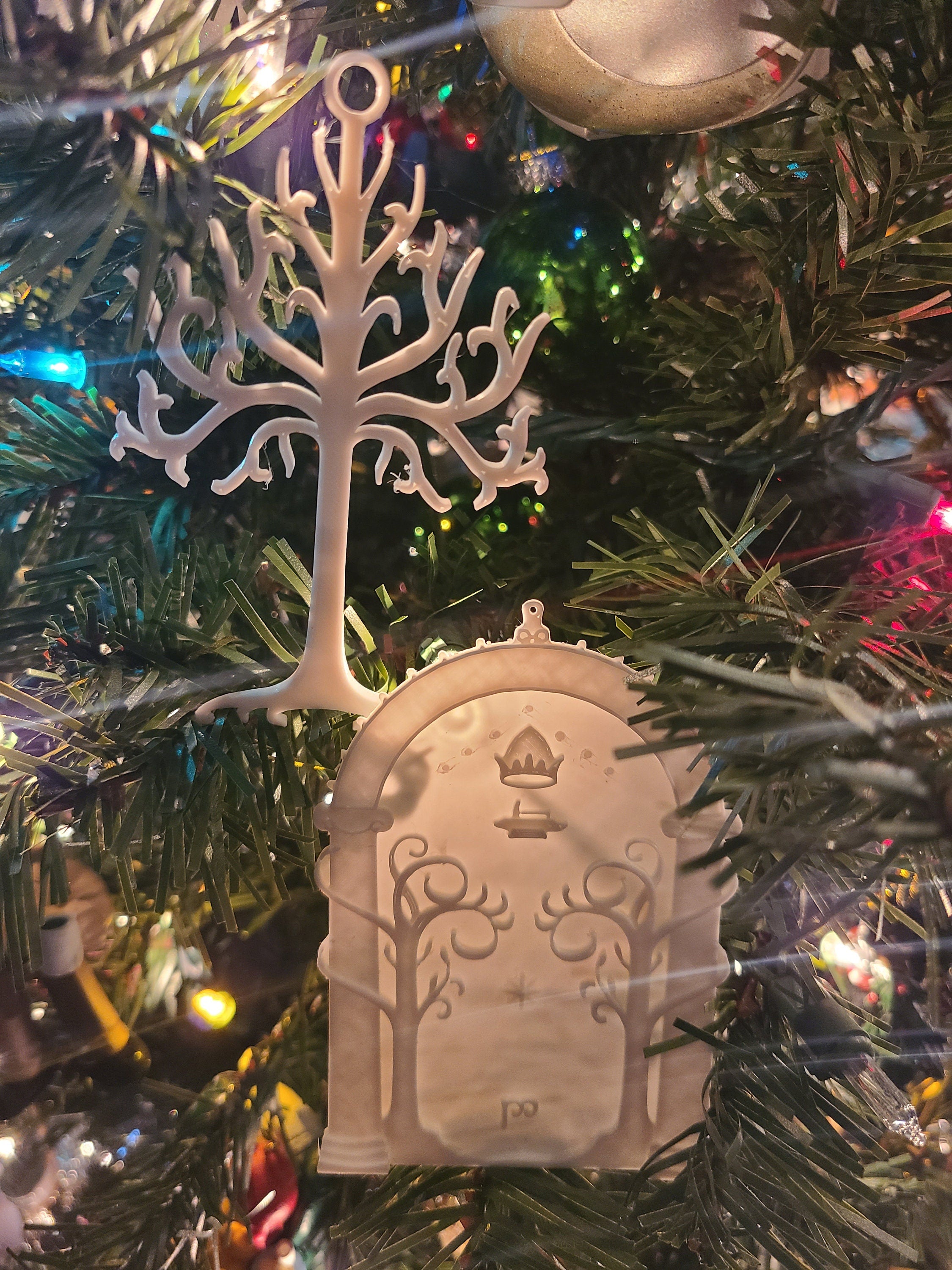 Lord of the Rings Ornament Bundle - A Tolkien-Inspired Holiday Delight