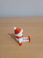 Articulated Sitting Snowmen (set of 4) – Perfect Stocking Stuffer!