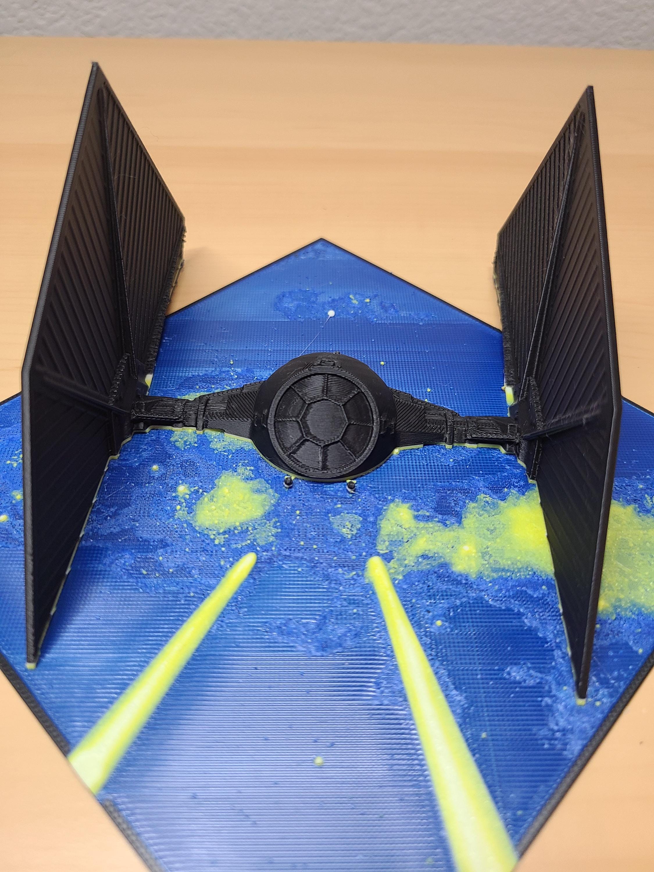 TIE Fighter Wall Art – 3D Printed Decor Inspired by Star Wars