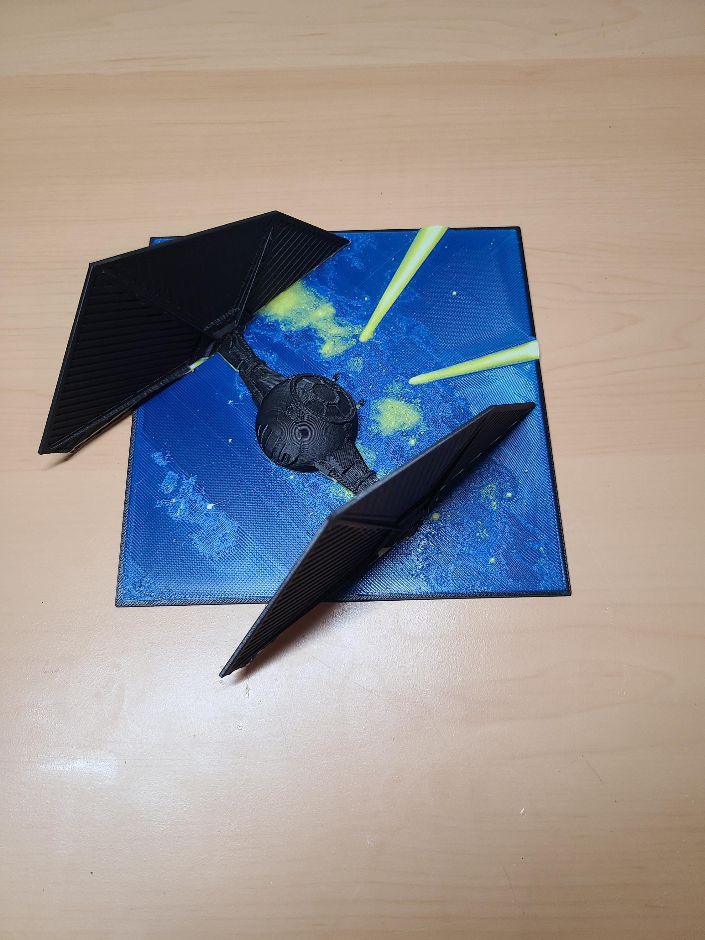 TIE Fighter Wall Art – 3D Printed Decor Inspired by Star Wars