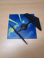 TIE Fighter Wall Art – 3D Printed Decor Inspired by Star Wars