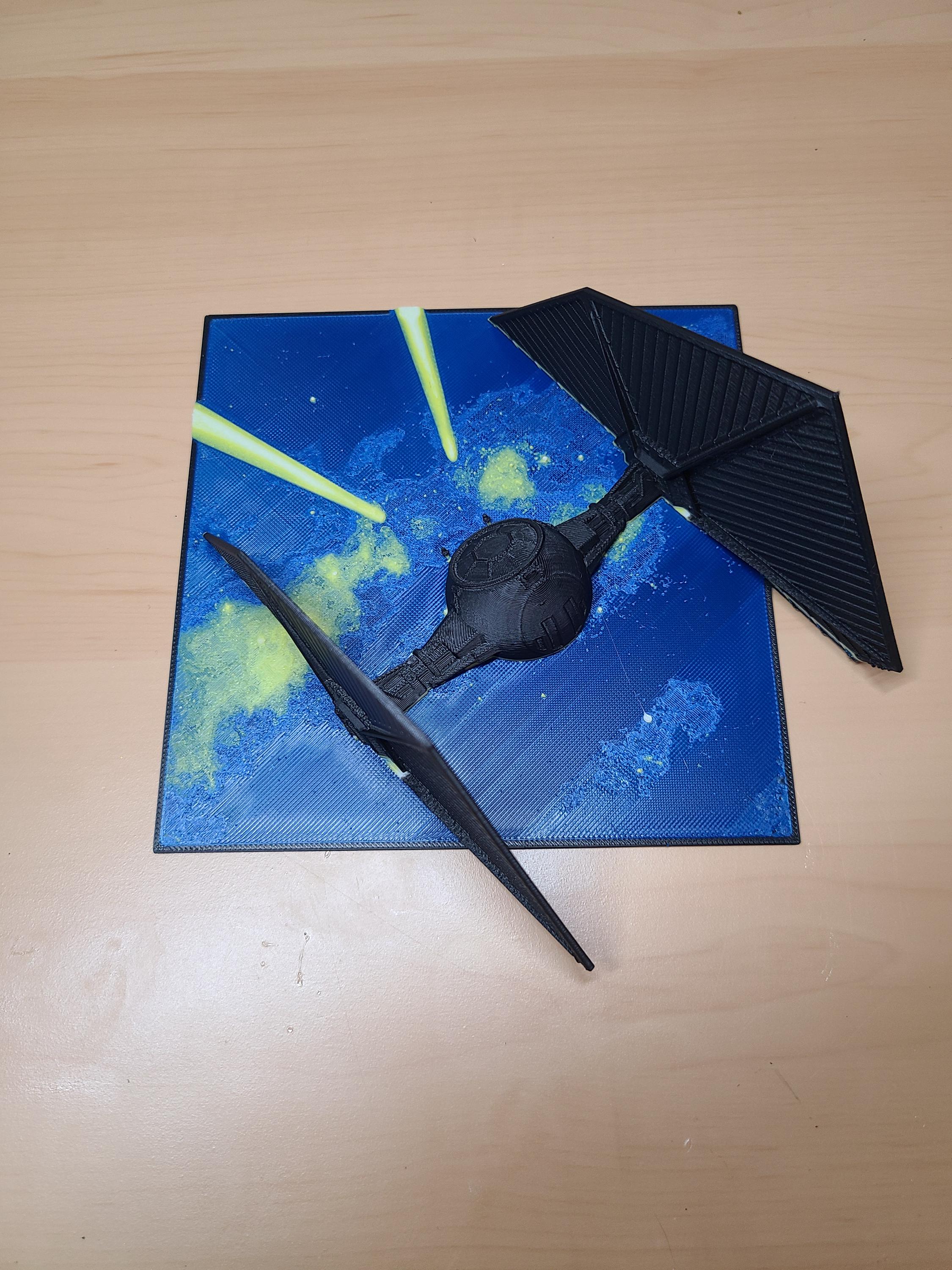 TIE Fighter Wall Art – 3D Printed Decor Inspired by Star Wars