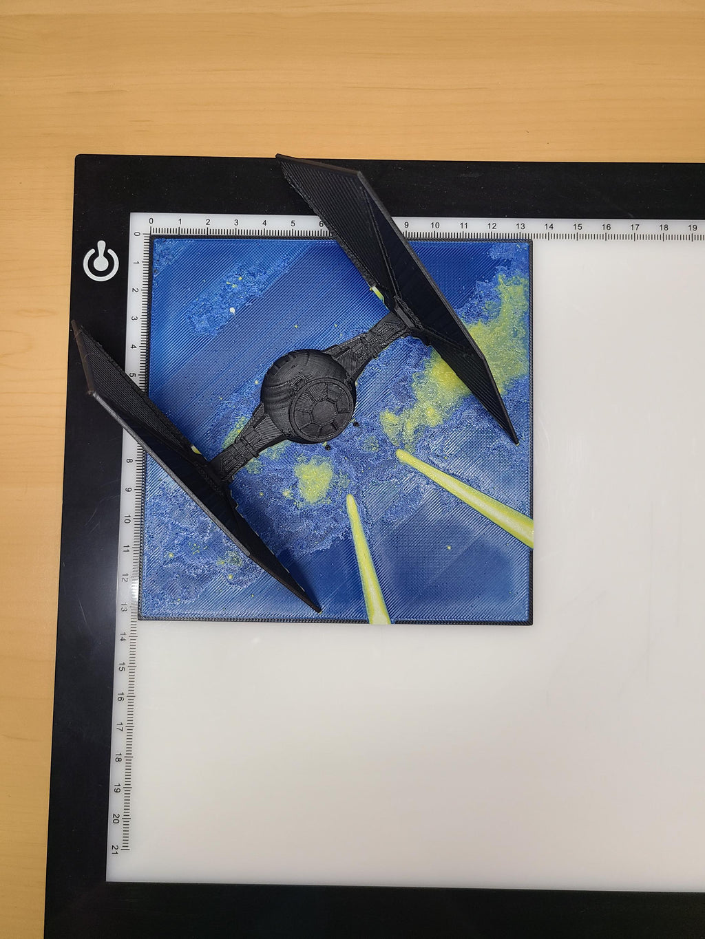 TIE Fighter Wall Art – 3D Printed Decor Inspired by Star Wars