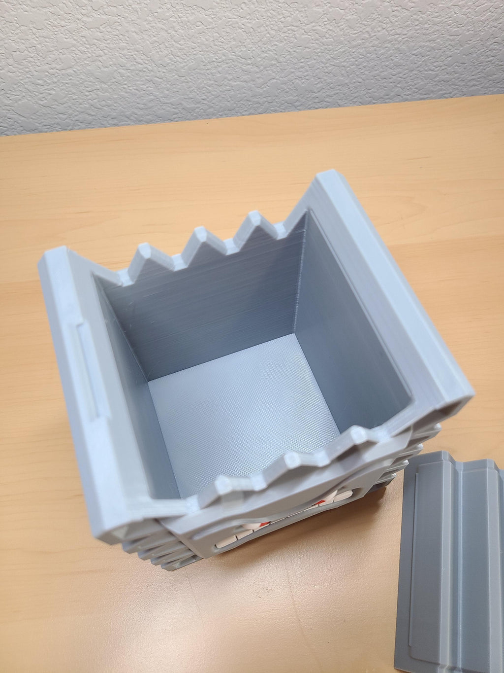 Thwomp Storage Container - Mario-Inspired Gamer Decor