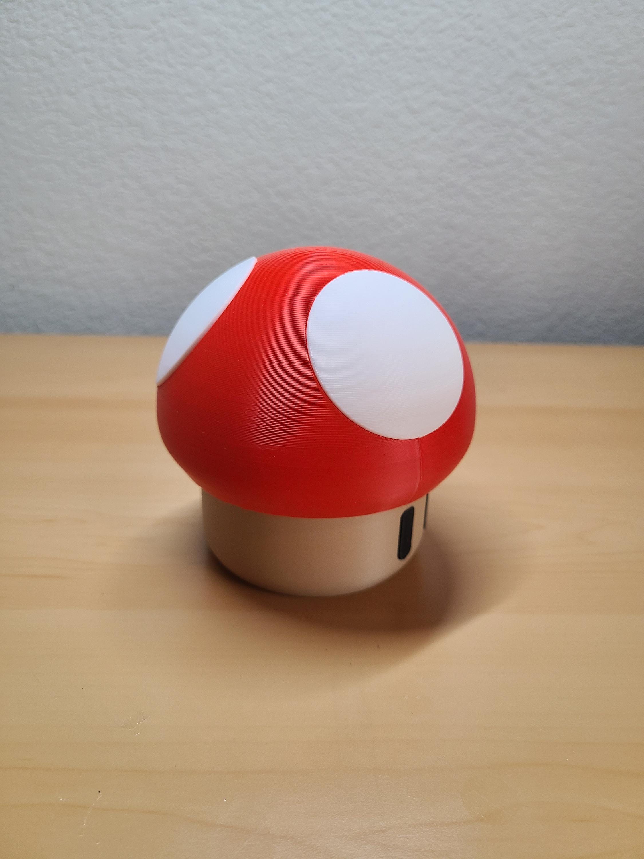 Mario Inspired Mushroom Storage Container | Geeky Gamer Decor & Gift