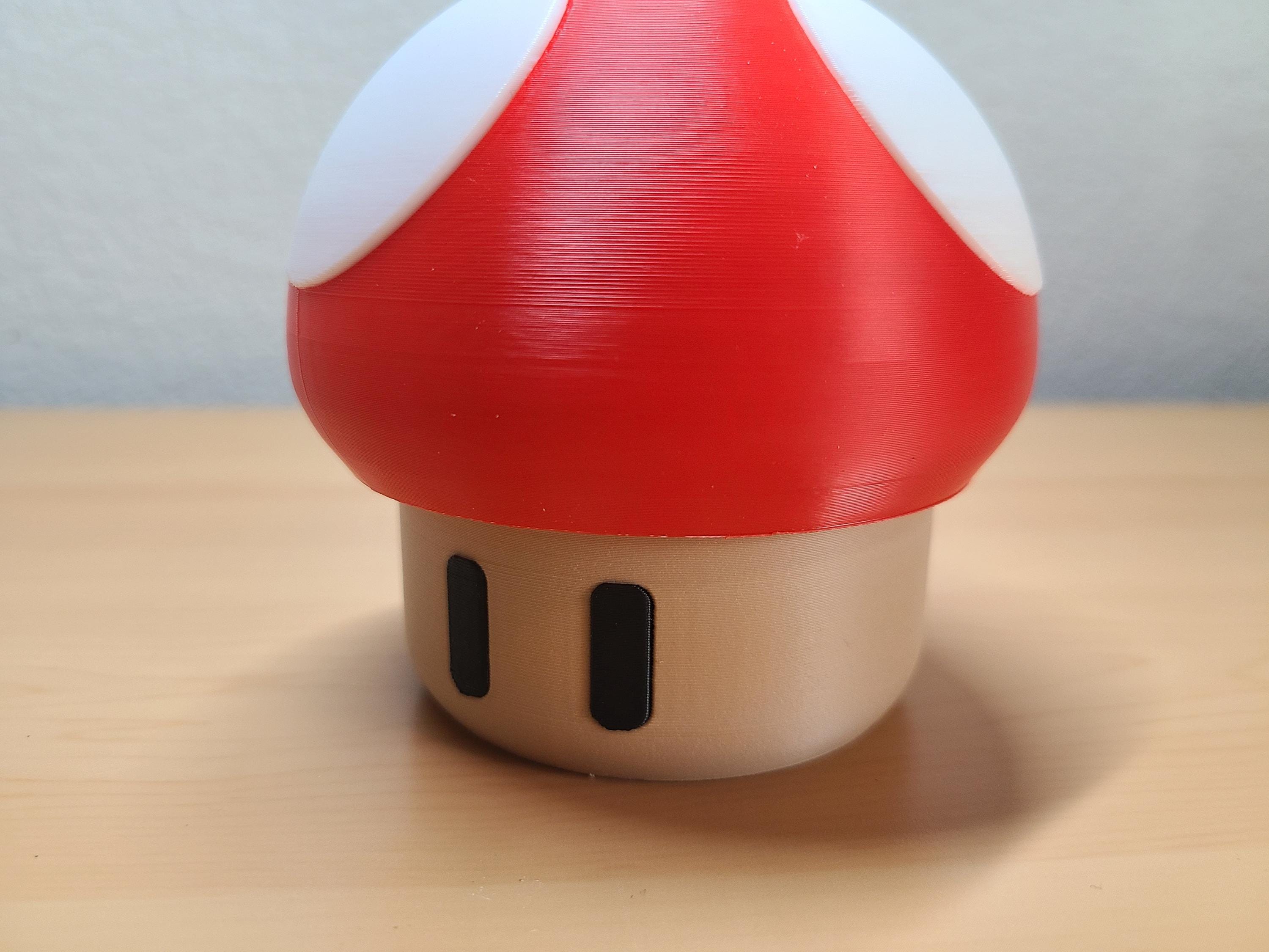 Mario Inspired Mushroom Storage Container | Geeky Gamer Decor & Gift