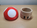 Mario Inspired Mushroom Storage Container | Geeky Gamer Decor & Gift