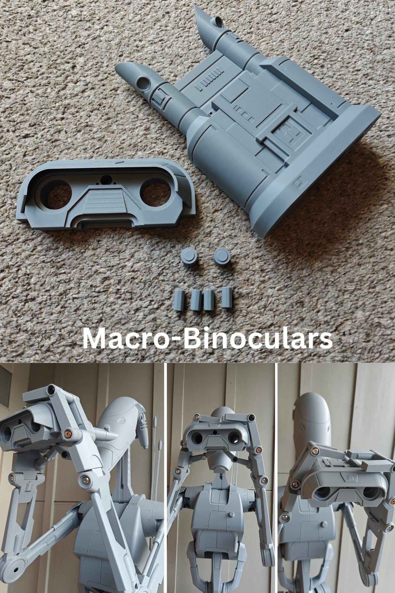 Life-Size B1 Battle Droid Kit | 3D Printed Replica