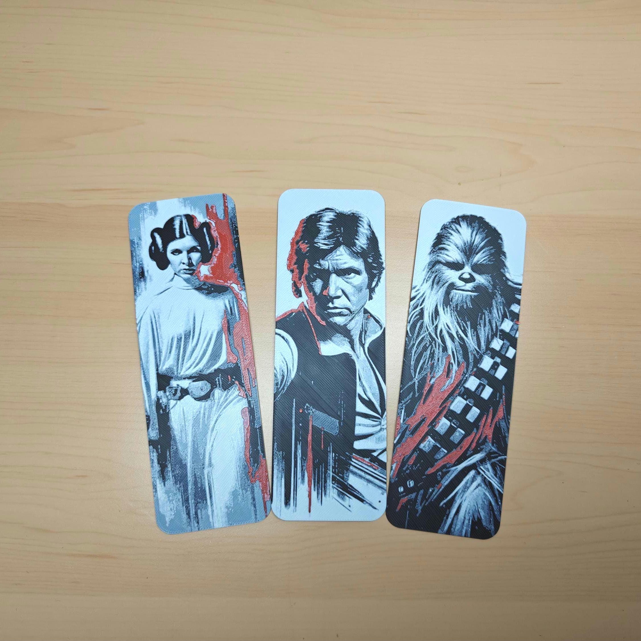 Star Wars Bookmark Set of 3 – Leia, Han Solo & Chewbacca