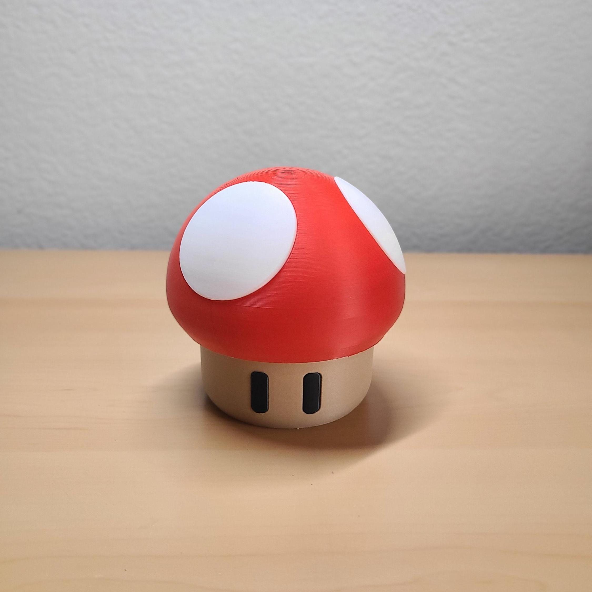 Mario Inspired Mushroom Storage Container | Geeky Gamer Decor & Gift