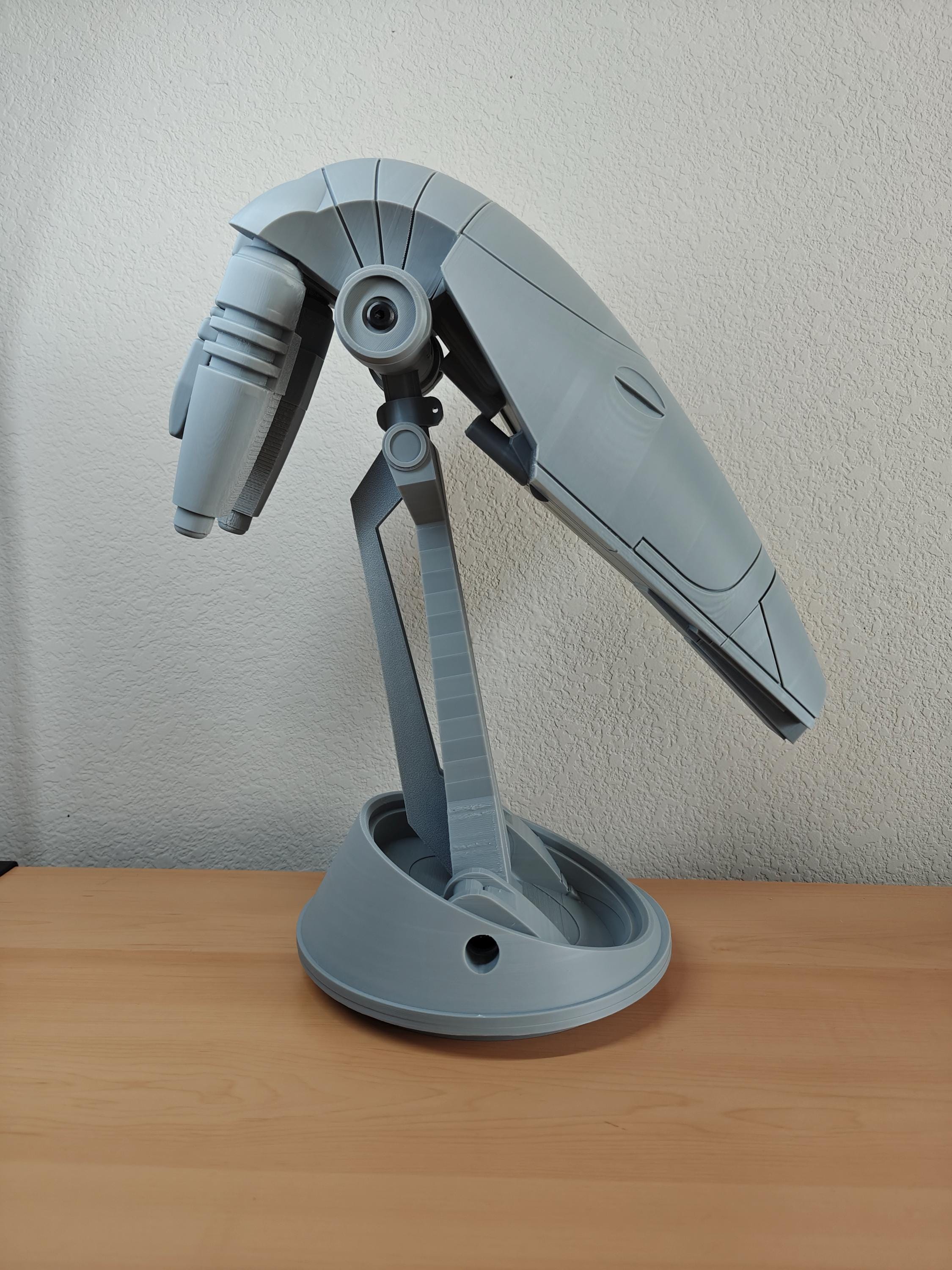 B1 Battle Droid Head with Stand - Life Size Replica
