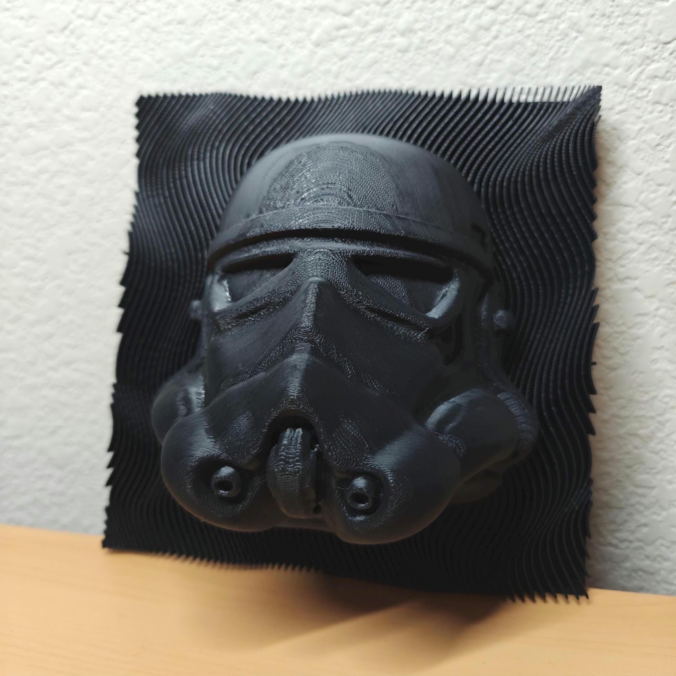 Stormtrooper 3D Layered Wall Art – Star Wars Inspired Decor