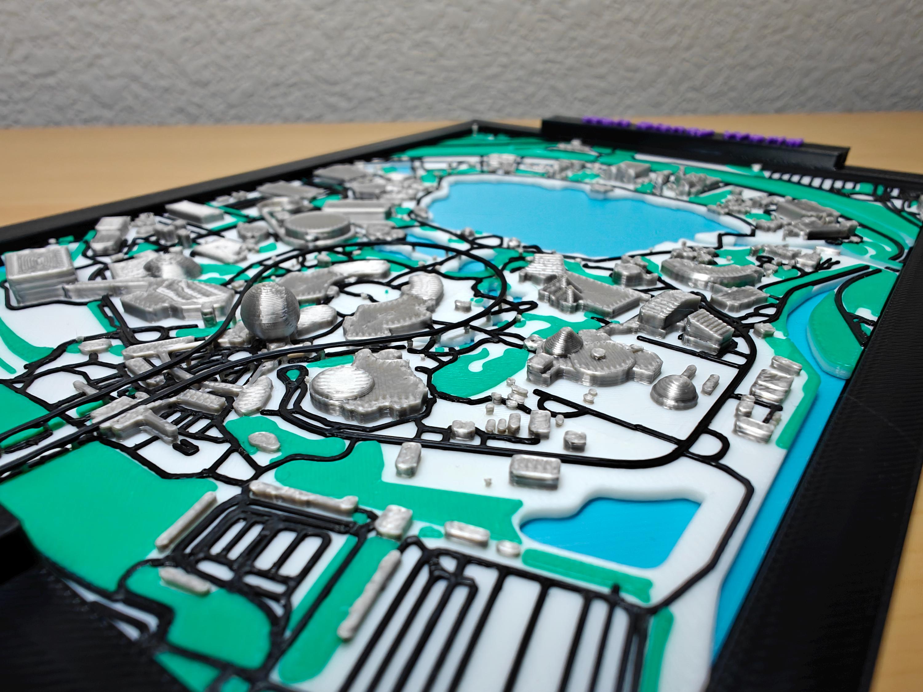EPCOT Park Map Wall Art – Walt Disney World Decor