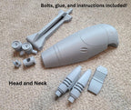 B1 Battle Droid Head with Stand - Life Size Replica