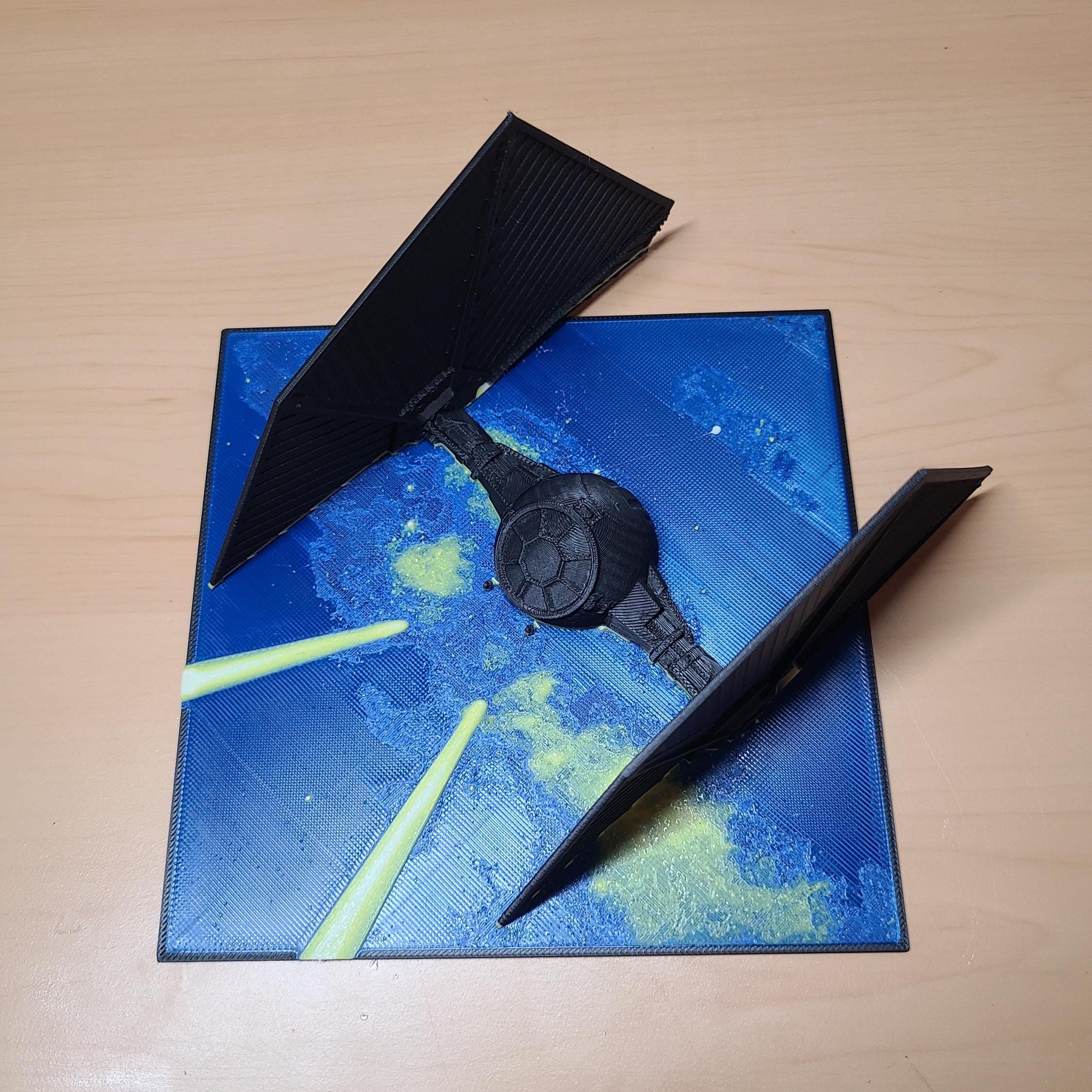 TIE Fighter Wall Art – 3D Printed Decor Inspired by Star Wars