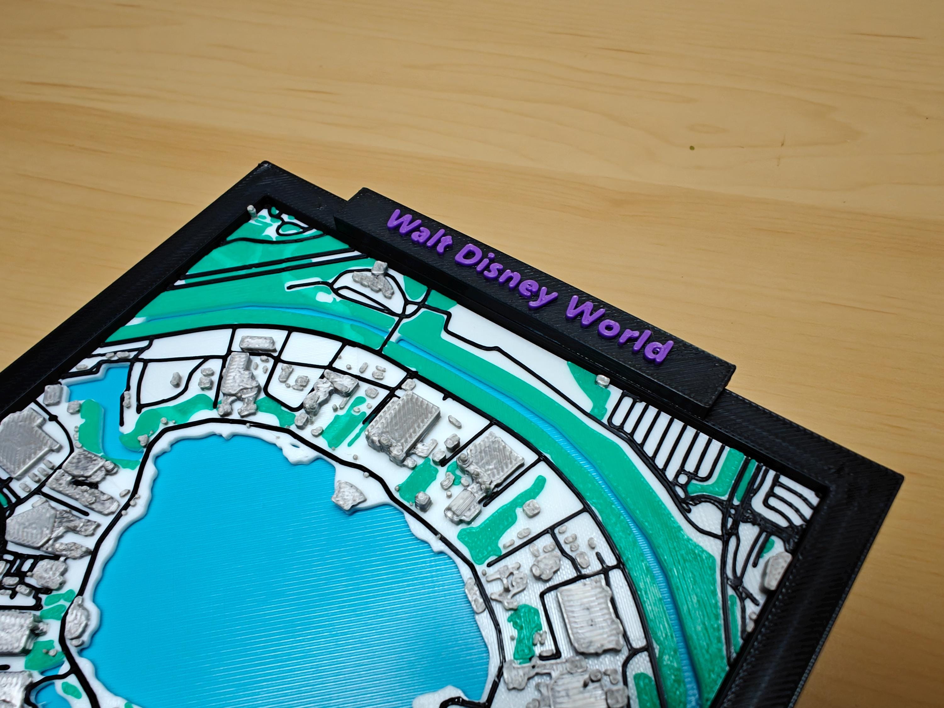 EPCOT Park Map Wall Art – Walt Disney World Decor