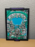 EPCOT Park Map Wall Art – Walt Disney World Decor