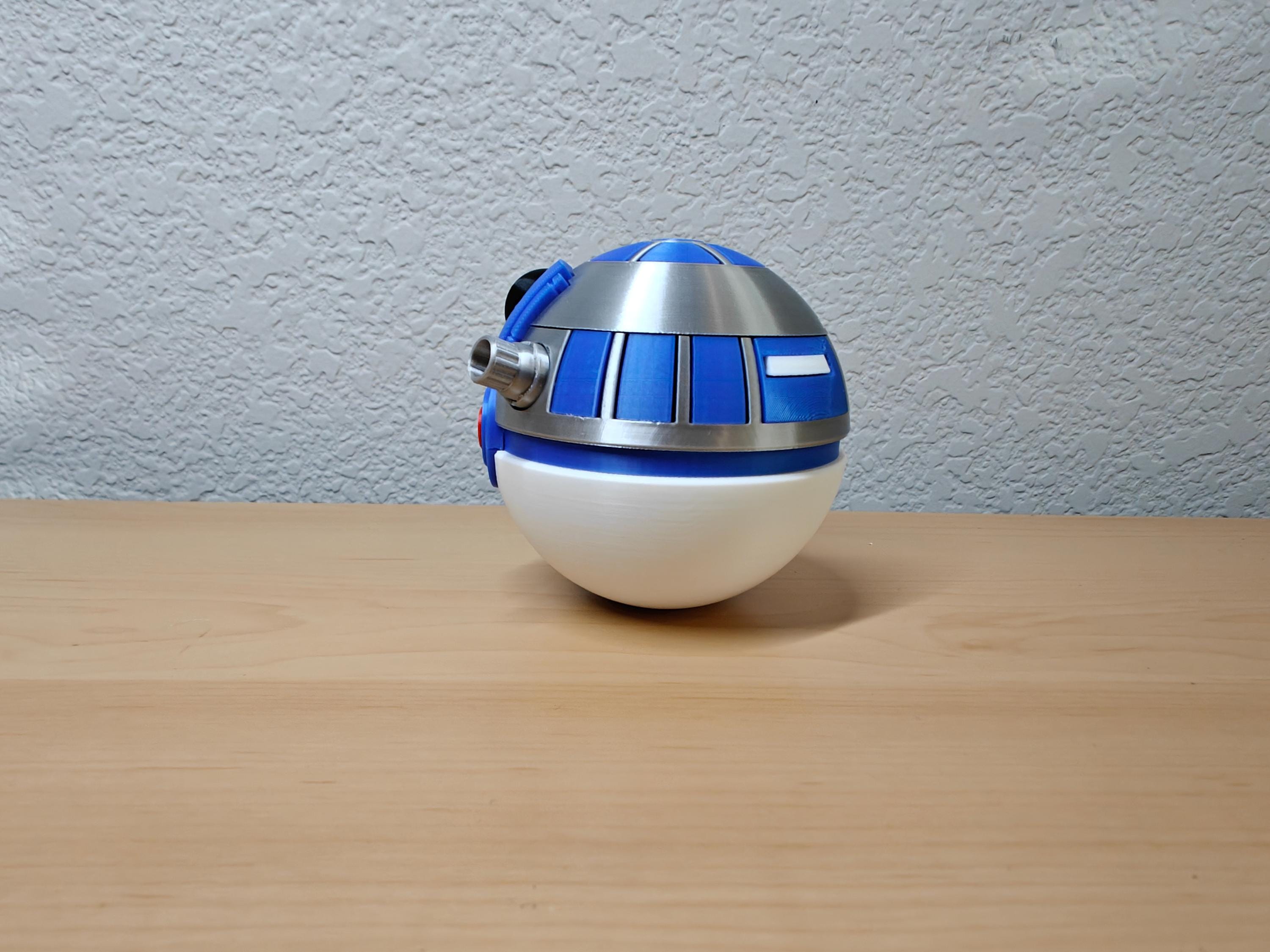 R2-D2 Poké Ball – Star Wars & Pokémon Inspired Mashup Collectible